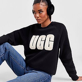 UGG Sweatshirt Fuzzy Logo Crew Femme