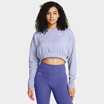 Under Armour Long-Sleeves UA Rival Terry OS Crop Crw
