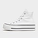 Blanc/Noir Converse All Star Lift High Platform Femme