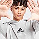 Gris/Noir adidas Sweat Badge of Sport Fleece Junior