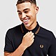 Blauw Fred Perry Polo à Double Liseré Homme