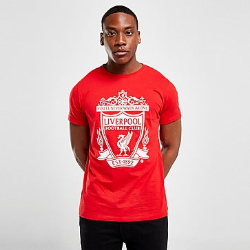 Official Team T-Shirt Manches Courtes Liverpool FC Crest Homme