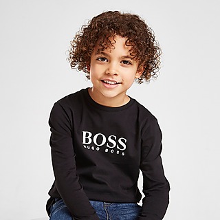 BOSS T-Shirt à Manches Longues et Grand Logo Enfant