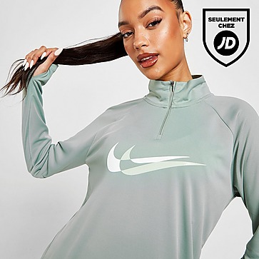 Nike Haut de Running Swoosh 1/4 Zip Femme