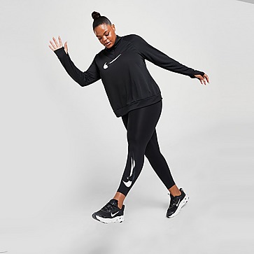 Nike Vêtement intermédiaire de running à demi-zip Nike Dri-FIT Swoosh Run pour Femme (grande taille)