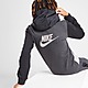 Gris Nike Sweat à Capuche Hybrid Molletonné Entièrement Zippé Enfant