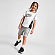 Blanc Nike Ensemble Hybrid T-Shirt/Shorts Enfant