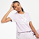 Violet Converse T-Shirt Manches Courtes Star Chevron Femme