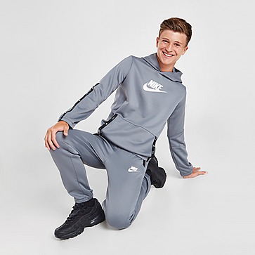 Nike Tape Poly Hooded Tracksuit Junior