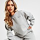 Gris/Blanc Jordan Sweatshirt Essential Crew Femme
