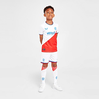 Castore Kit Extérieur Rangers FC 2022/23 Enfant