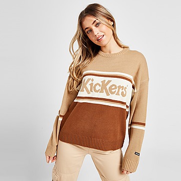 Kickers Pull Tricot à Bande Oversize Femme