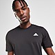 Noir adidas T-shirt en jersey à petit logo brodé Essentials