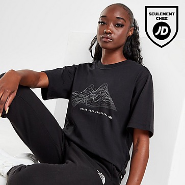 The North Face T-shirt Mountain Waves Femme