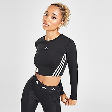adidas Crop Top Training Hyperglam Manches Longues Femme