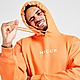 Orange Nicce Sweat à Capuche Center Logo Homme