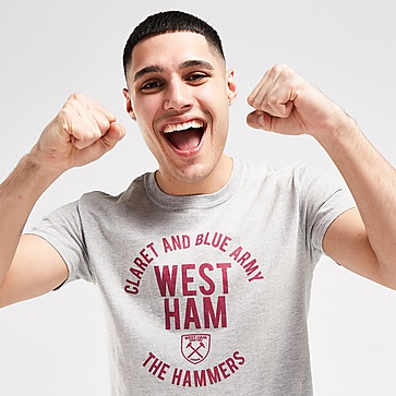 Official Team T-Shirt West Ham United FC Claret And Blue Army Homme