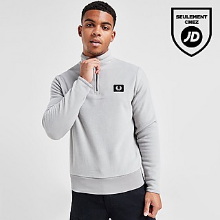 Fred Perry Sweat Zippé Polaire Homme