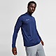 Blauw/Noir/Blauw Nike Academy 23 1/4 Zip Top