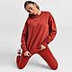 Orange/Noir Nike Phoenix Fleece Oversized Crew Sweatshirt Femme