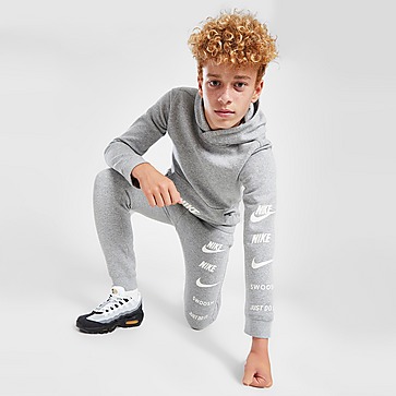 Nike Multi Logo Overhead Hoodie Junior