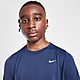 Blauw Nike T-Shirt Miler Junior