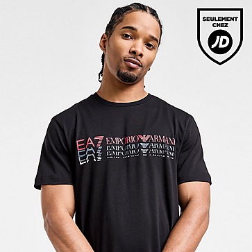 Emporio Armani EA7 T-shirt Fade Repeat Logo Homme