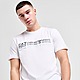 Blanc Emporio Armani EA7 T-shirt Fade Repeat Logo Homme