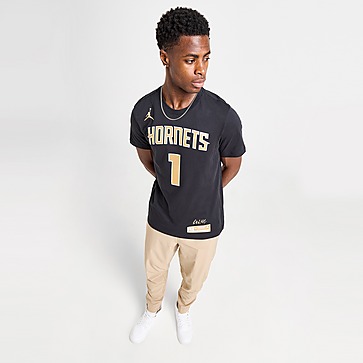 Jordan T-shirt NBA Charlotte Hornets Ball #1 Homme