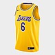 Jaune/Violet Nike Maillot Nike NBA Swingman Anthony Davis Lakers Icon Edition 2020