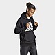 Noir adidas Sweat-shirt à capuche en molleton Essentials Big Logo