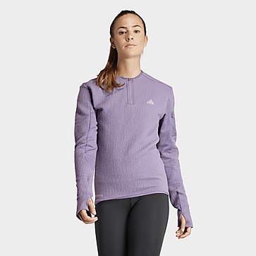 adidas Sweat-shirt de running demi-zip Ultimate Conquer the Elements COLD.RDY