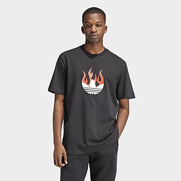 adidas T-shirt logo Flames