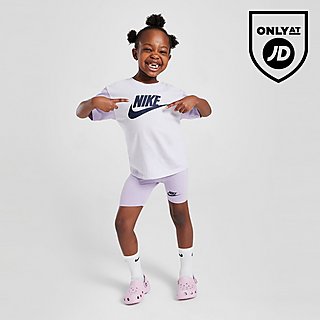 Nike Girls' Colour Block T-Shirt/Shorts Set Children