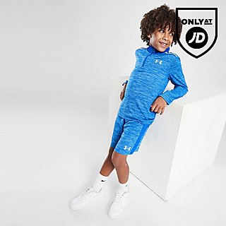 Under Armour Woven Panel 1/4 Zip/Shorts Set Children