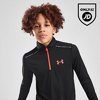 Under Armour Tech Wordmark 1/4 Zip Track Top Junior