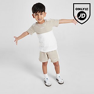 adidas Originals Colour Block T-Shirt/Shorts Set Infant