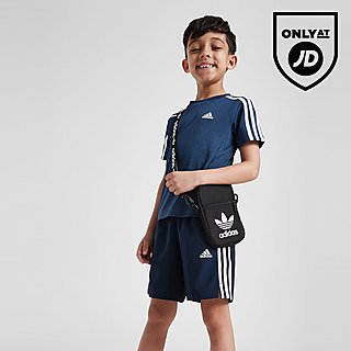 adidas Poly Tech T-Shirt/Shorts Set Children