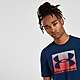 Blue/Red Under Armour Boxed Sportstyle T-Shirt