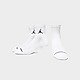 White Jordan 3-Pack Drift Low Quarter Socks