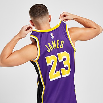 Jordan NBA Los Angeles Lakers James #23 Swingman Jersey