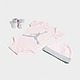Pink/Grey Jordan 3 Piece Jumpman Set Infant