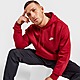 Red Nike Sportswear Club Fleece Pullover Hoodie