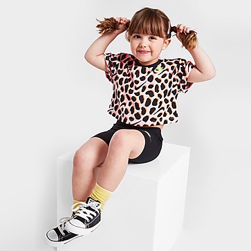 Nike Girls' Print T-Shirt/Cycle Shorts Set Children