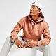 Brown/Brown/White Nike Sportswear Club Fleece Pullover Hoodie