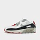 Grey/Red/White/Grey Nike Air Max 90 Leather Junior