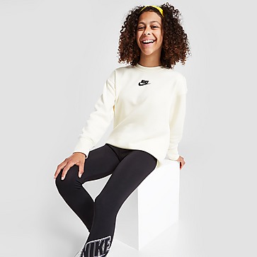 Nike Girls' Club Fleece Crew Sweatshirt Junior