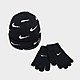 Black Nike Repeat Hat/Glove Set Junior