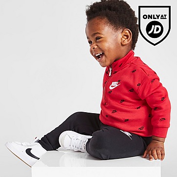 Nike All Over Print 1/4 Zip Tracksuit Infant
