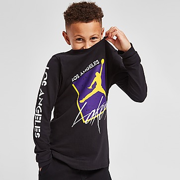 Jordan NBA LA Lakers Max90 Long Sleeve T-Shirt Junior